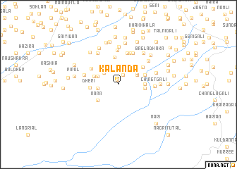 map of Kalanda