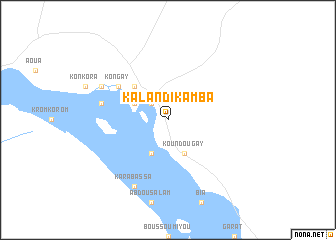 map of Kalandi Kamba