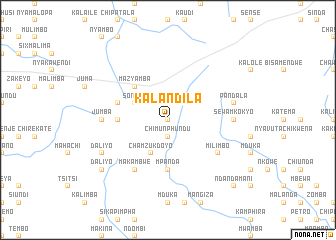 map of Kalandila