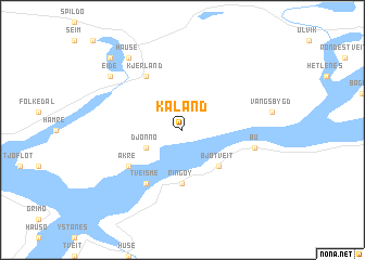 map of Kaland