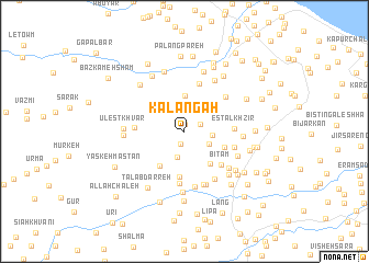 map of Kalangāh