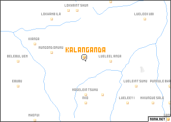 map of Kalanganda
