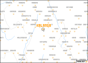 map of Kalanga