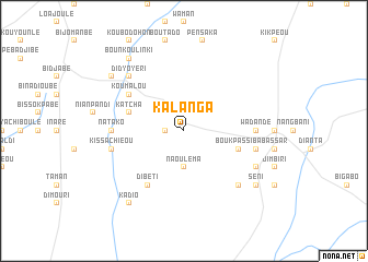 map of Kalanga