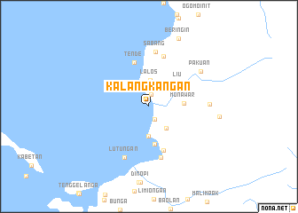 map of Kalangkangan