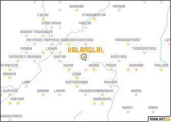 map of Kalanglai