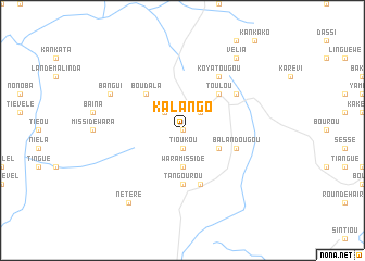 map of Kalango