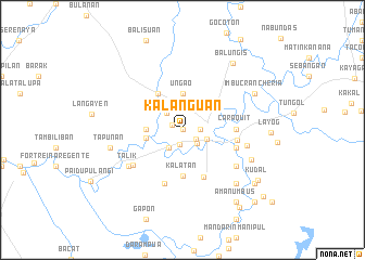 map of Kalanguan