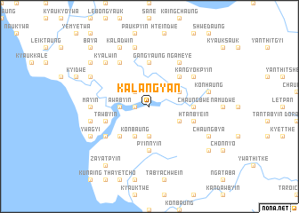 map of Kalangyan