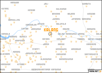 map of Kalang