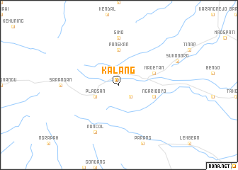 map of Kalang