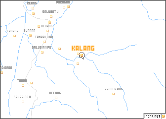 map of Kalang