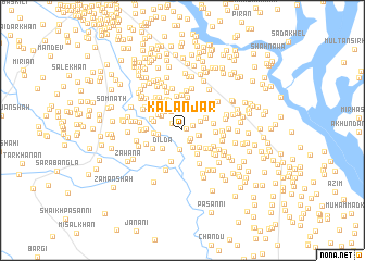 map of Kalanjar