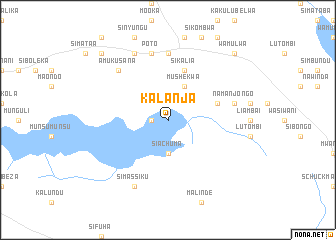 map of Kalanja