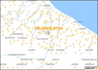 map of Kalān Kalāyeh