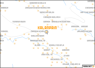 map of Kalān Pā\