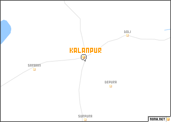 map of Kalānpur