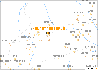 map of Kalāntar-e Soflá