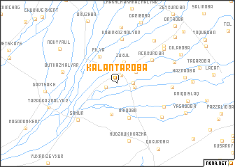 map of Kǝlǝntǝroba