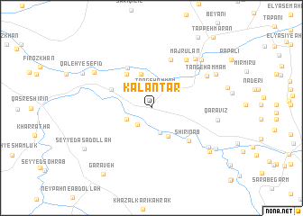 map of Kalāntar