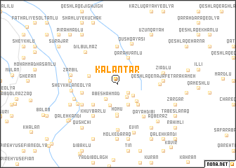 map of Kalāntar