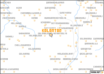 map of Kalāntar