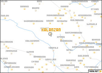 map of Kalanzan