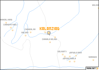 map of Kalān Zīād