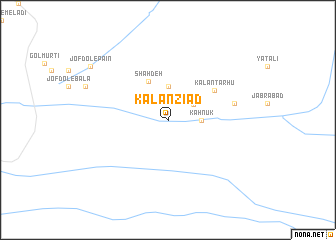 map of Kalān Zīād