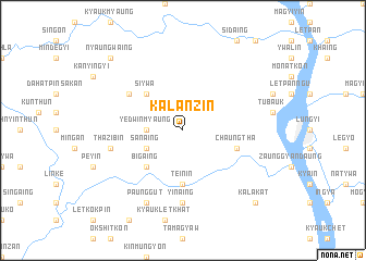 map of Kalanzin