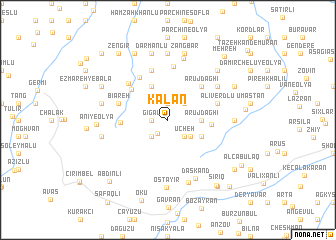 map of Kalān