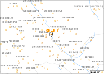 map of Kalān