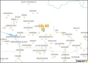 map of Kalān