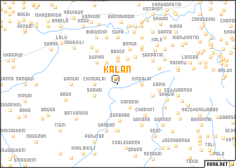 map of Kalān