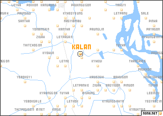 map of Kalan