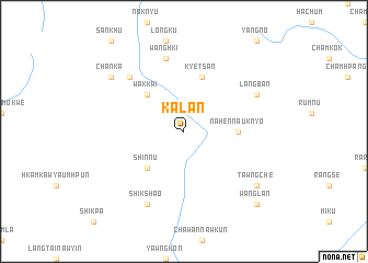 map of Kālān