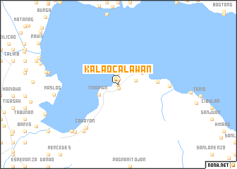 map of Kalaocalawan