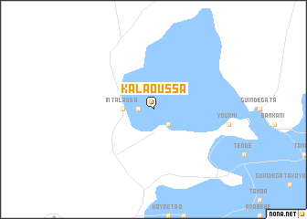 map of Kalaoussa