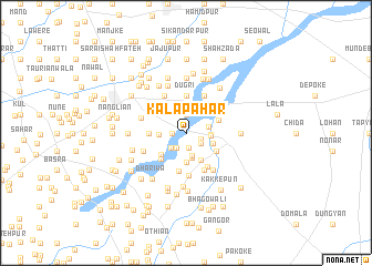 map of Kāla Pahār