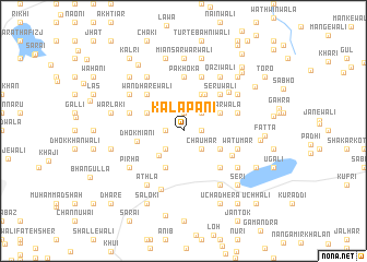 map of Kālāpāni