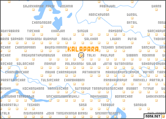 map of Kalāpāra