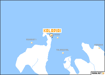map of Kalapiai