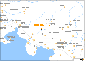 map of Kalapoka