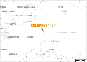 map of Kalapostanya