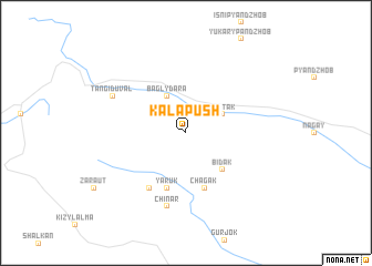 map of Kalapush