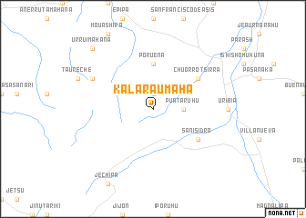 map of Kalaraumaha