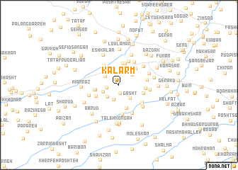 map of Kalarm