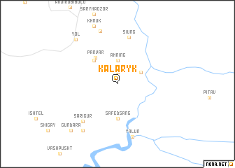 map of Kalaryk