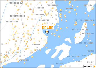 map of Kalar