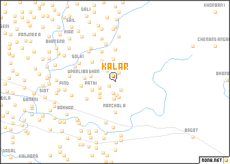 map of Kalar